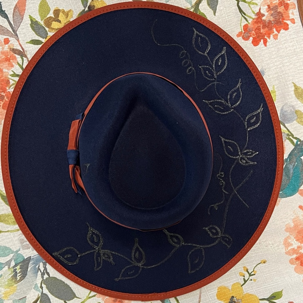 Wide Brim Fedora Hat